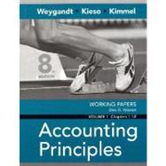 Working Papers, Volume I, Chapters 1-12 to accompany Accounting Principles, 8th Edition
