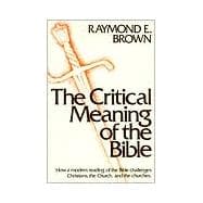 Critical Meaning of the Bible