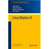 Lévy Matters II : Recent Progress in Theory and Applications - Functional Lévy Fields, and Scale Functions