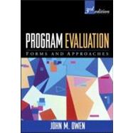 Program Evaluation Forms and Approaches