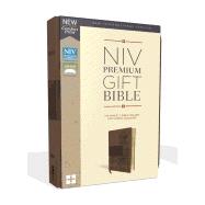 NIV, Premium Gift Bible, Leathersoft, Brown, Red Letter Edition, Comfort Print