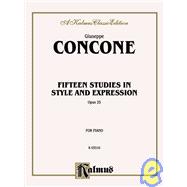 Fifteen Studies in Style and Expression, Op. 25, Kalmus Edition