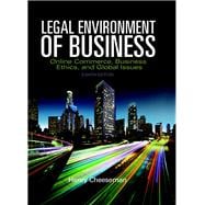 Legal Environment of Business Online Commerce, Ethics, and Global Issues, Student Value Edition