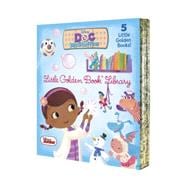 Doc McStuffins Little Golden Book Library (Disney Junior: Doc McStuffins) As Big as a Whale; Snowman Surprise; Bubble-rific!; Boomer Gets His Bounce Back;  A Knight in Sticky Armor