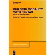 Building Modality with Syntax book cover, ISBN 9783112214077