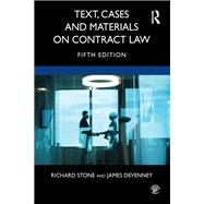Text, Cases and Materials on Contract Law
