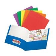 Office Depot® Brand 2-Pocket Paper Portfolios, 8 1/2