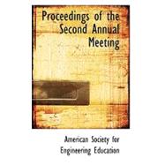 Proceedings of the Second Annual Meeting