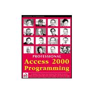 Professional Access 2000 Prog Ramming