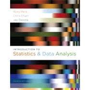 Introduction to Statistics and Data Analysis, 4th Edition