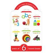 My First Boxset of Board Books ABC, Numbers, Shapes, Colours, Fruits and Vegetables