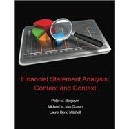 Financial Statement Analysis: Content and Context
