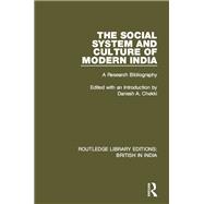 The Social System and Culture of Modern India