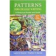 Patterns for College Writing, MLA Update 2016 13E & LaunchPad Solo for Patterns for College Writing (Six Month Access) 13E