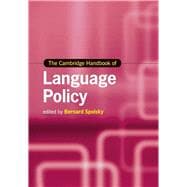 The Cambridge Handbook of Language Policy