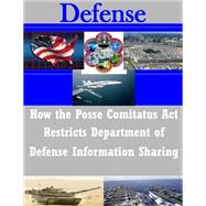 How the Posse Comitatus Act Restricts Department of Defense Information Sharing