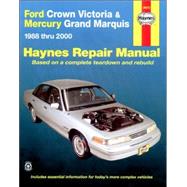 Haynes Ford Crown Victoria & Mercury Grand Marquis Automotive Repair Manual