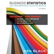 Business Statistics: For Contemporary Decision Making, Binder Ready Version