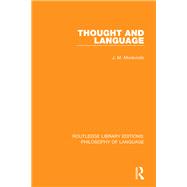 Thought and Language