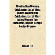 West Indian Women Cricketers : List of West Indies Women Odi Cricketers