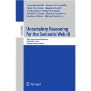 Uncertainty Reasoning for the Semantic Web