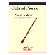 Piece in G Minor Clarinet