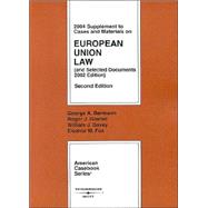 Cases And Materials On European Union Law 2004