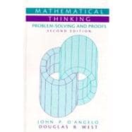 Mathematical Thinking Problem-Solving and Proofs