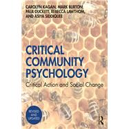 Critical Community Psychology