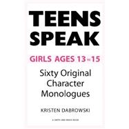 Teens Speak Girls Ages 13 To 15