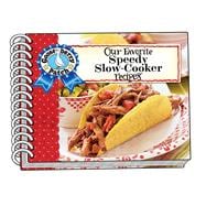 Our Favorite Speedy Slow Cooker Recipes book cover, ISBN 9781620934128