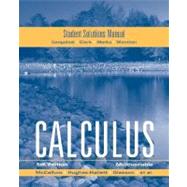 McCallum, Student Solutions Manual for Multivariable Calculus, 4th Edition