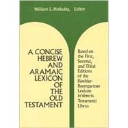 A Concise Hebrew and Aramaic Lexicon of the Old Testament