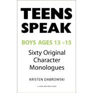 Teens Speak, Boys Ages 13-15