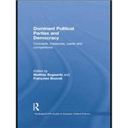 Dominant Political Parties and Democracy: Concepts, Measures, Cases and Comparisons