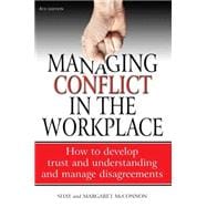 Managing Conflict in the Workplace