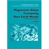 Magnesium Alloys Containing Rare Earth Metals: Structure and Properties