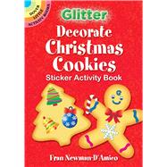 Glitter Decorate Christmas Cookies Sticker Activity Book
