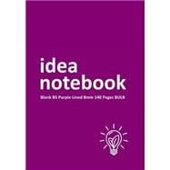 Idea Notebook Blank B5 Purple Lined