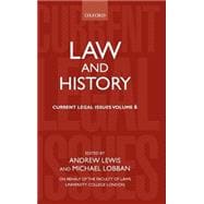 Law and History Current Legal Issues 2003 Volume 6