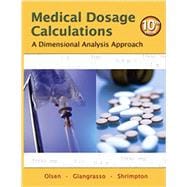 Medical Dosage Calculations, 1/e