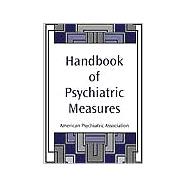 Handbook of Psychiatric Measures