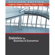 Statistics for Business & Economics, Revised (with XLSTAT Education Edition Printed Access Card)