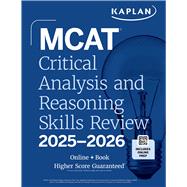 MCAT Critical Analysis and Reasoning Skills Review 2025-2026 Online + Book