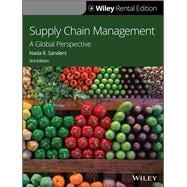 Supply Chain Management A Global Perspective [Rental Edition]