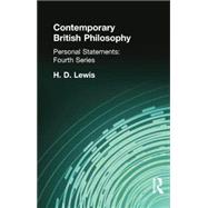 Contemporary British Philosophy: Personal Statements   Fourth Series