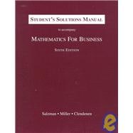 Mathematics for Business : Students Solution Manual