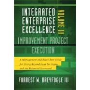 Improvement Project Execution : A Management and Black Belt Guide for Going Beyond Lean Six Sigma and the Balanced Scorecard