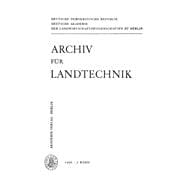 Archiv für Landtechnik. Band 7, Heft 1