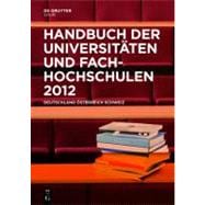 Handbuch Der Universitaten Und Fachhochschulen 2012